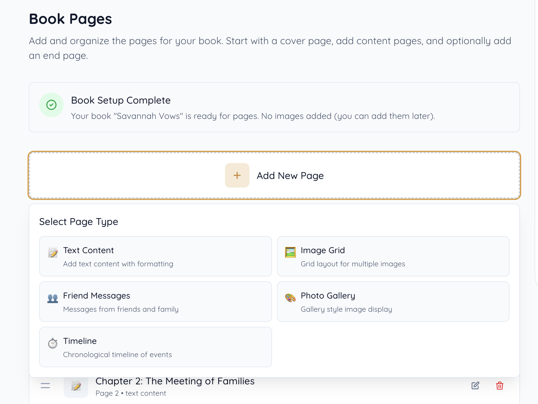 Manual page editor